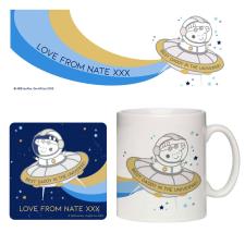 Personalised Peppa Pig Best Daddy Mug & Coaster